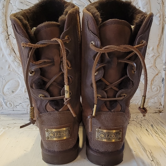 Australia Luxe Collective Dita Lace Up Boots 595 - Picture 6 of 16